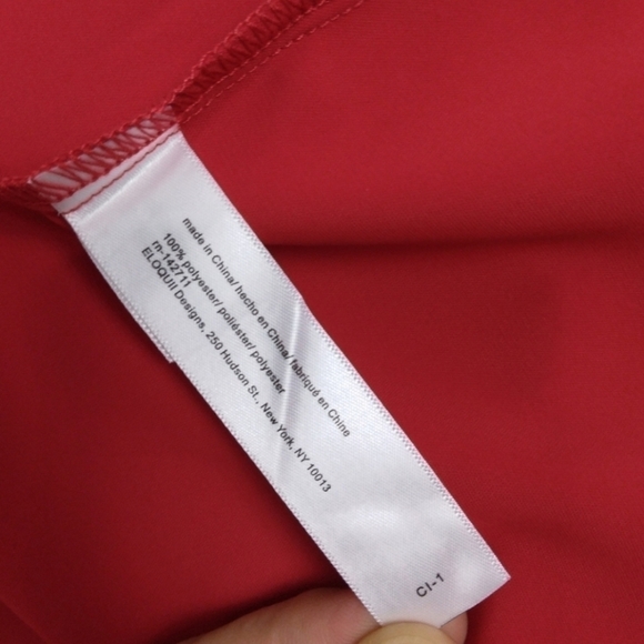 NWT Eloquii Red Cami Top - Picture 4 of 5